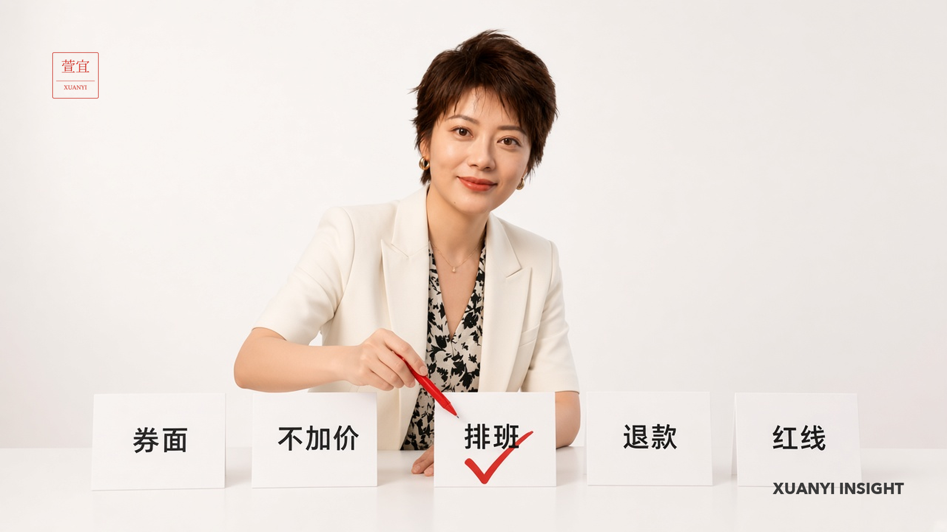 五条履约自检：券面、不加价、排班、退款、红线