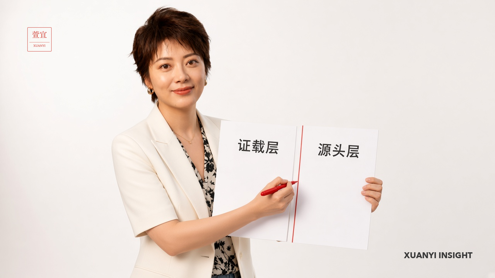 证载层与源头层必须分开