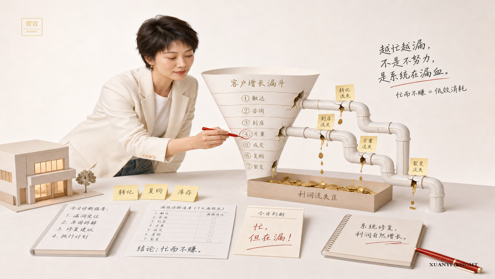医美机构诊断:忙却不赚钱,先查哪 7 个洞?