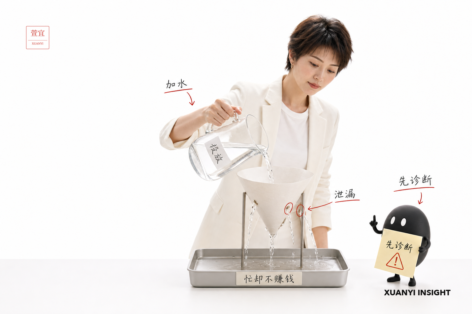 加水不如先堵漏