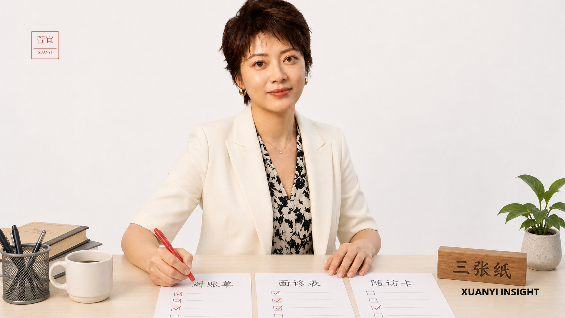 本周三张纸：对账单面诊表随访卡