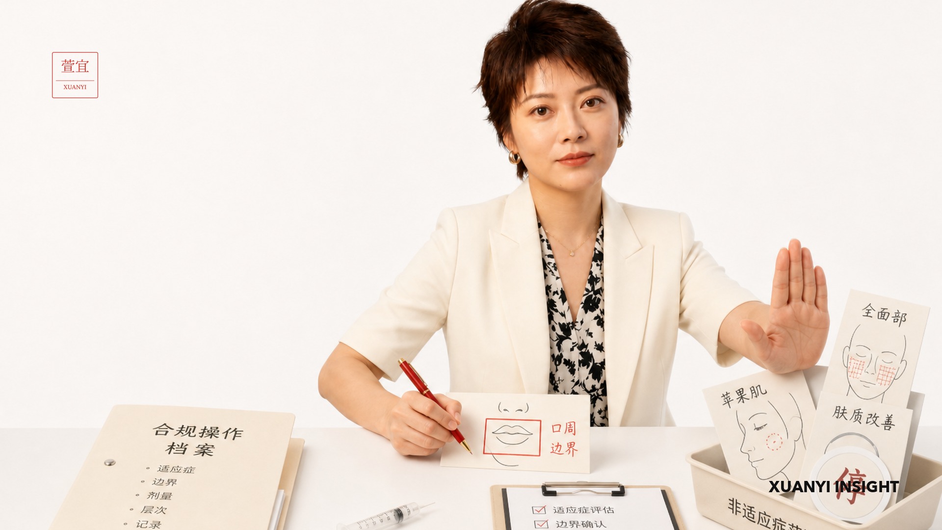 漾颜适应症边界：只写到成人中重度静态口周皱纹
