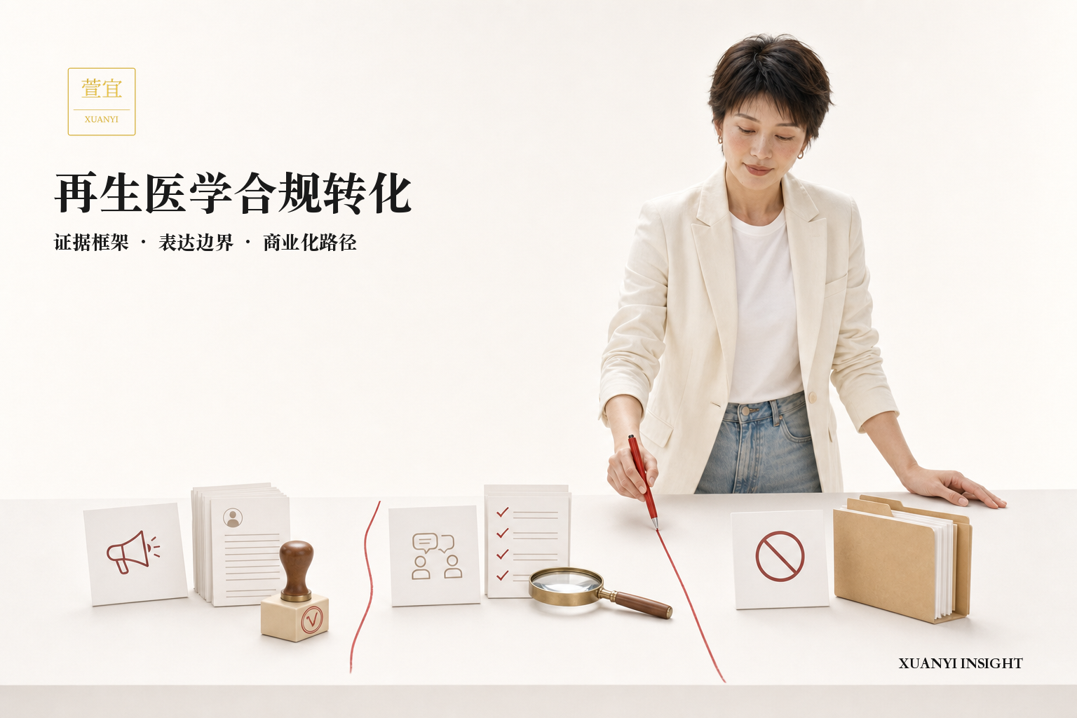 萱宜 IP 场景：再生医学合规转化与表达边界